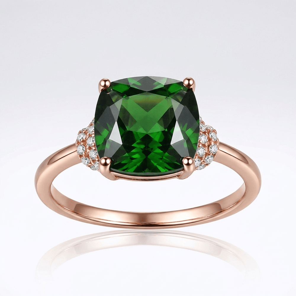 Rose Gold Gemstone Ring