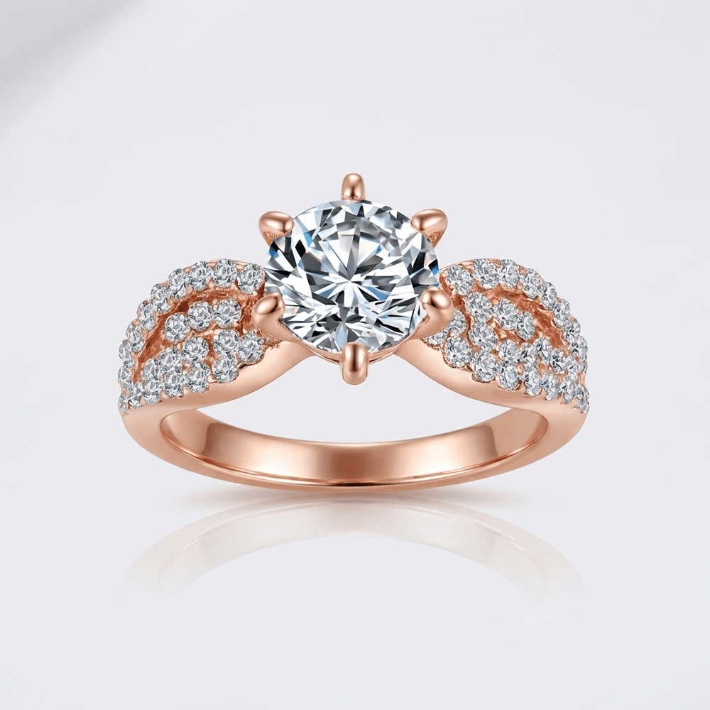 Rose Gold Diamond Legacy Ring