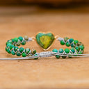 Green Jasper Love Bracelet