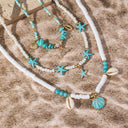 Bohemian Ocean Shell Layered Necklace