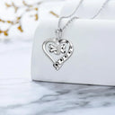 2-Piece Jewelry Set with Paw, Heart & Bone Charms