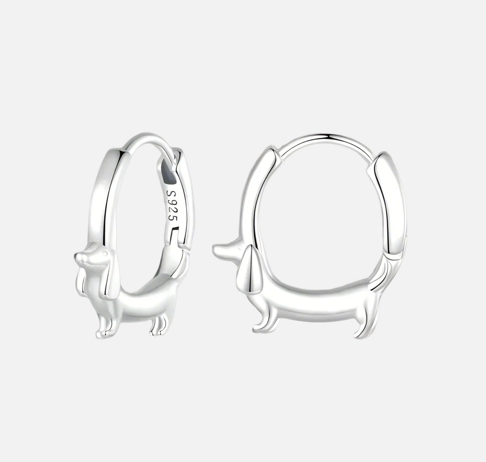 Precious Dachshund Hoops - A Pup Mom's Treasure