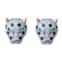 Colorful Leopard Crystal Statement Earrings