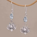 Vintage Dangling Blossom Earrings